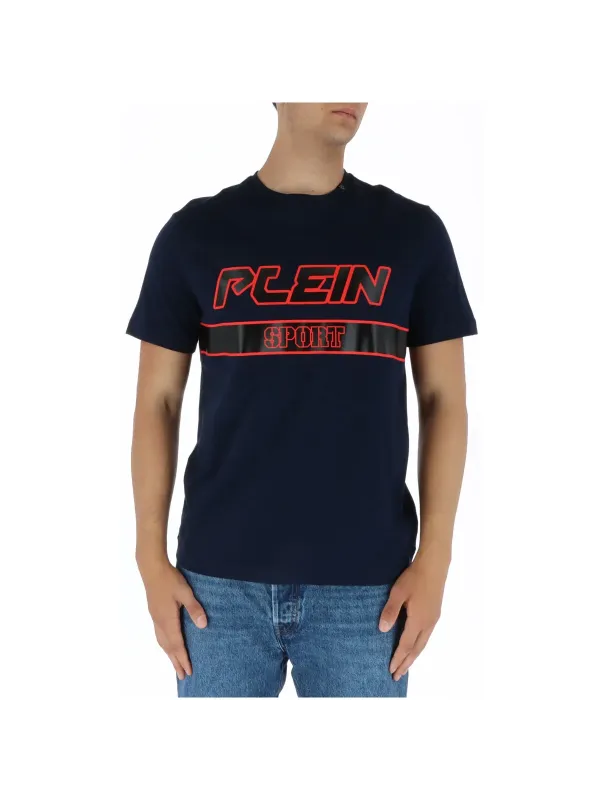Navy Plein Sport Logo T-Shirt Navy Plein Sport Logo T-Shirt