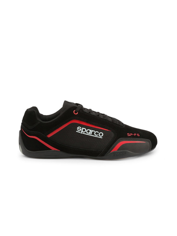 Schwarze rote Sparco Rennschuhe Schwarze rote Sparco Rennschuhe