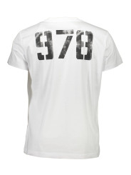 T-Shirts Sleek White Crew Neck Cotton Tee 50,00 € 8056594403699 | Planet-Deluxe