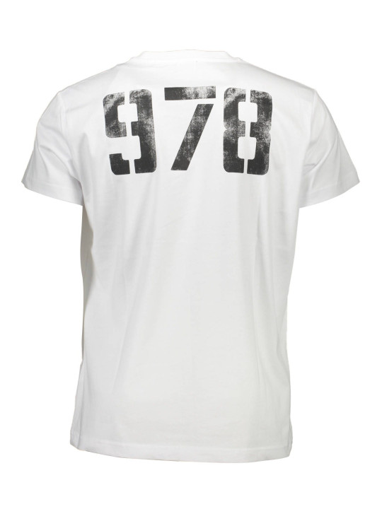 T-Shirts Sleek White Crew Neck Cotton Tee 50,00 € 8056594403699 | Planet-Deluxe