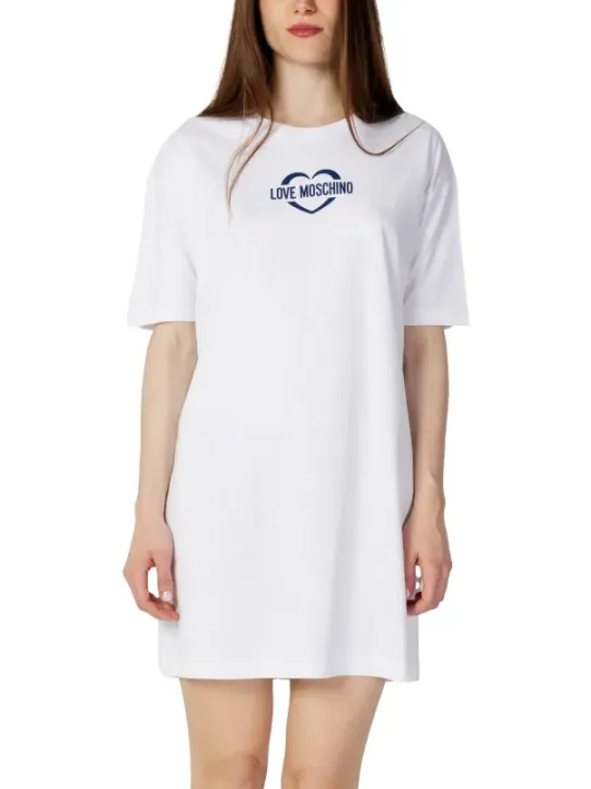 Love Moschino Herz Logo Kleid