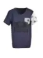 Graues T-Shirt mit Grafikdruck