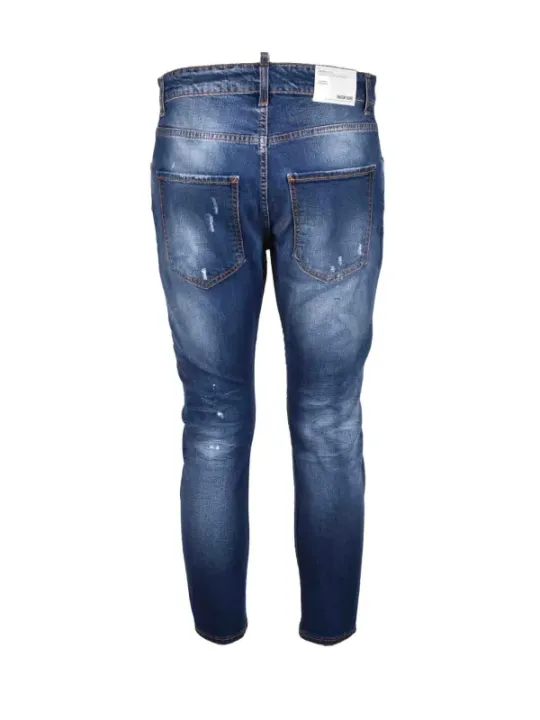 Takeshy Kurosawa blaue Slim Fit Jeans