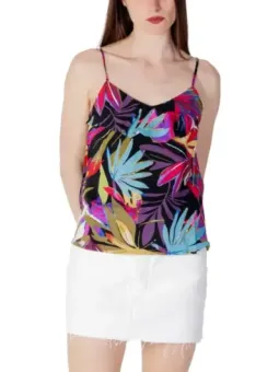 Tropisches Tanktop mit buntem Muster