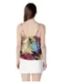 Buntes tropisches Tanktop mit Fransen