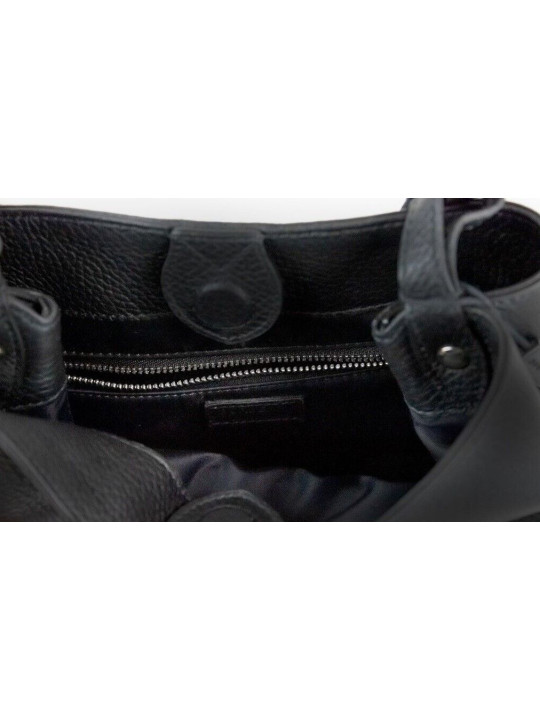 Crossbody Bags Lorne Small Black Pebbled Leather Bucket Crossbody Handbag Purse 1.290,00 € 5045628145172 | Planet-Deluxe