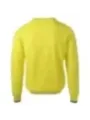 Leuchtend gelber Sweatshirt mit Bündchen
