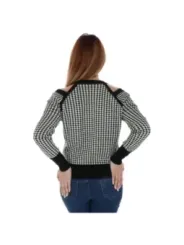 Pinko Hundzahn Pullover mit Ausschnitten