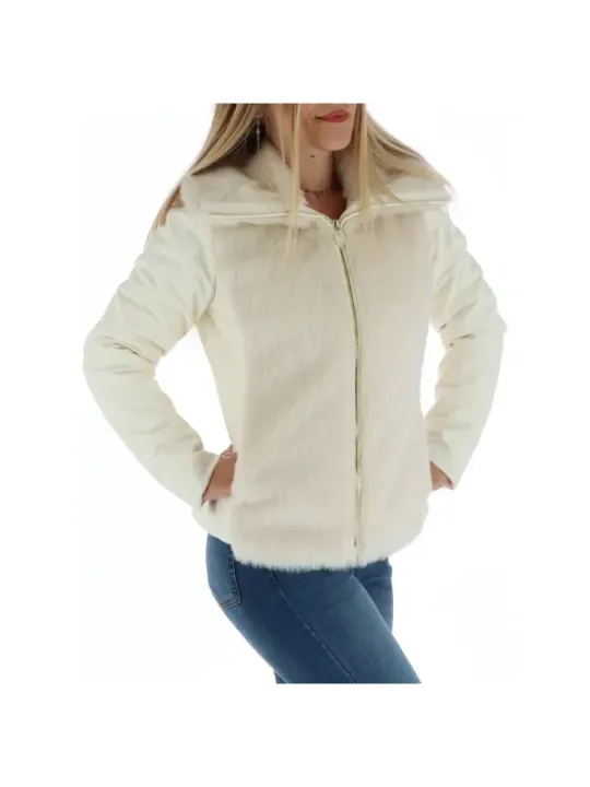 Off-white Invicta Damenjacke mit Fleece
