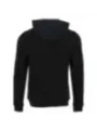 Schwarzer Kapuzenpullover mit Kordelzug