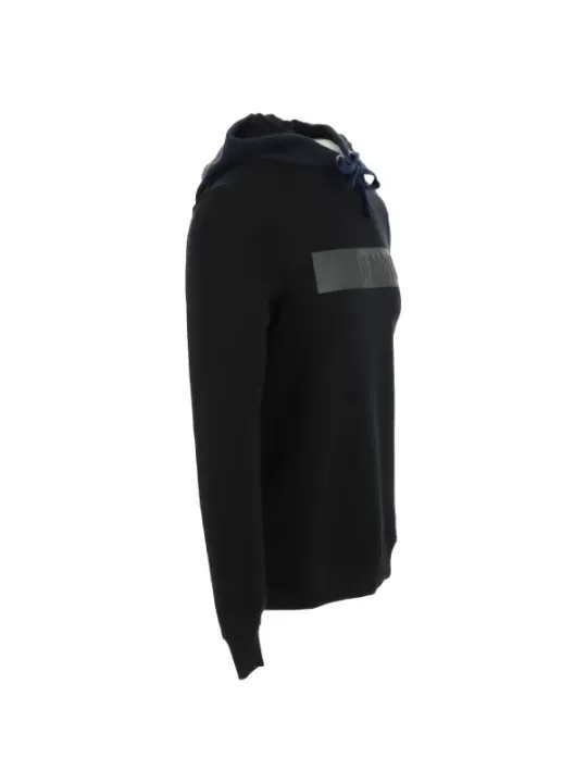 Schwarzer Kapuzenpullover mit GAUDI-Aufdruck