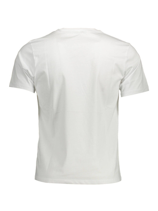 T-Shirts Elegant White Round Neck Cotton Tee 50,00 € 8300825349141 | Planet-Deluxe