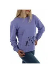 Lila Armani Jeans Sweatshirt Modell