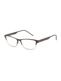 Schwarze, goldfarbene Brille Italia Independent