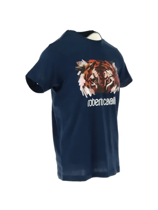 Roberto Cavalli Tiger Grafik T-Shirt