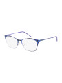 Blaue Brille mit Farbverlauf