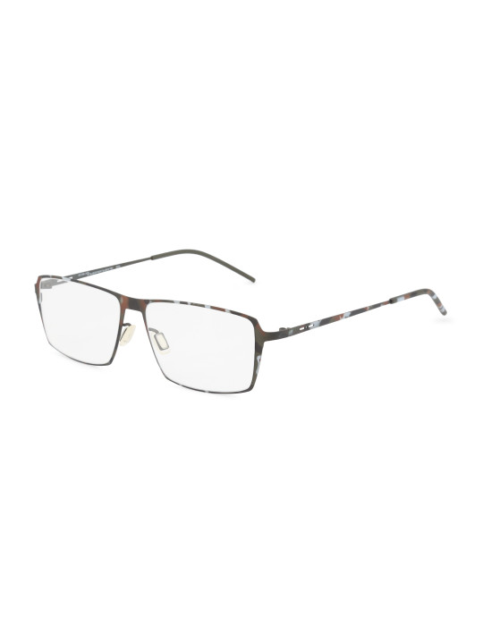 Grüne Brille mit Camouflage-Bügeln