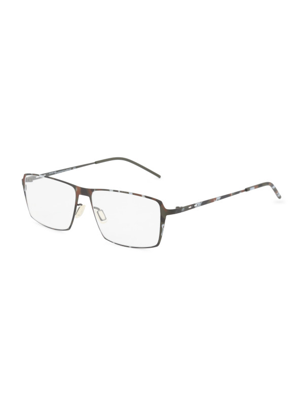 Grüne Brille mit Camouflage-Bügeln