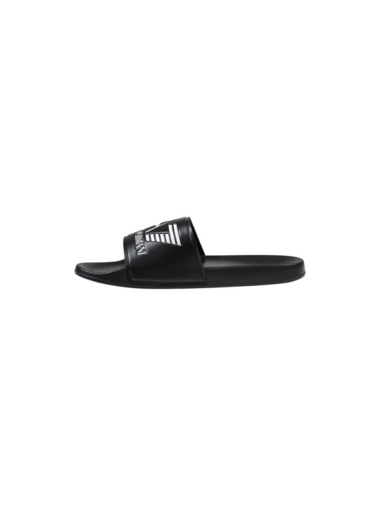 Schwarze EA7 Sportsandale mit Klettverschluss