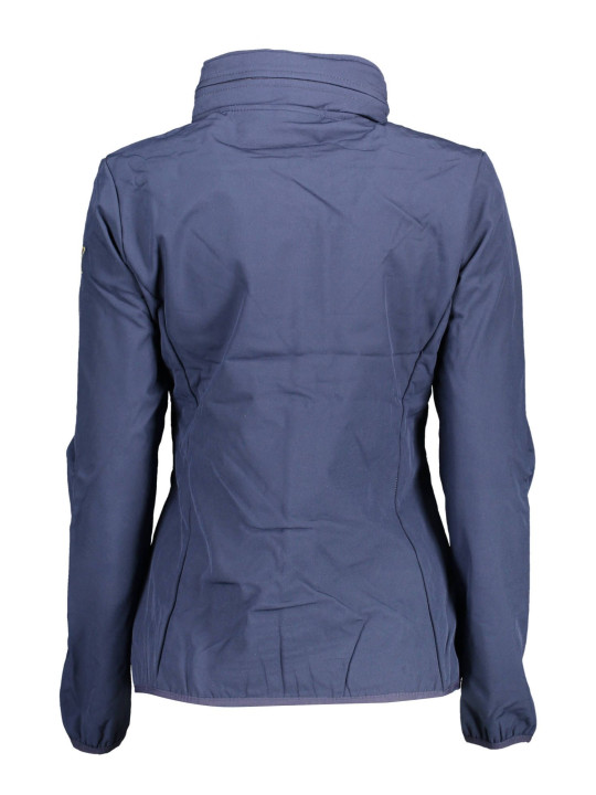 Jackets & Coats Chic Blue Sportswear Jacket with Removable Hood 150,00 € 8053000008660 | Planet-Deluxe