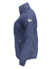 Jackets & Coats Chic Blue Sportswear Jacket with Removable Hood 150,00 € 8053000008660 | Planet-Deluxe