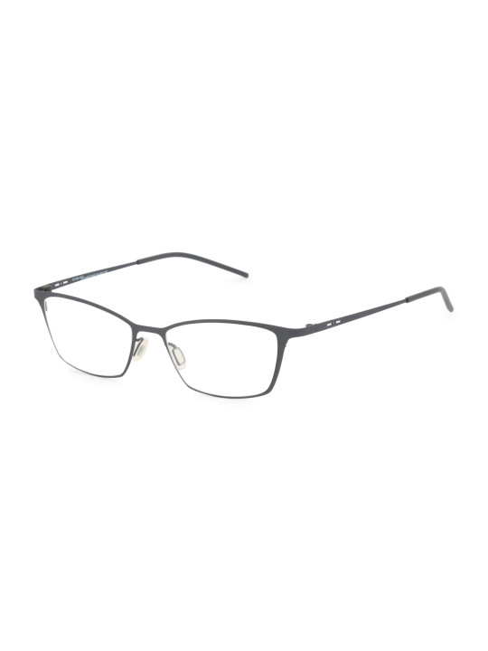 Schwarze Brille mit Goldakzenten