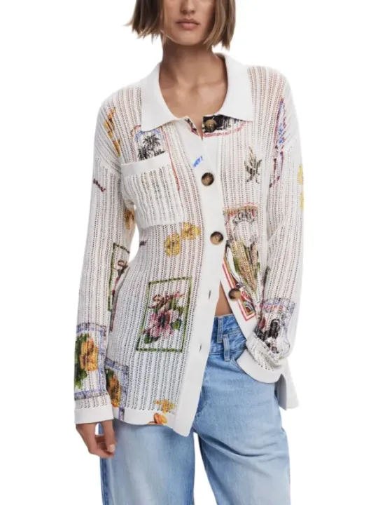 "Desigual Cardigan im Sale | Desigual - Desigual Cardigan Donna online kaufen"|Planet-Deluxe