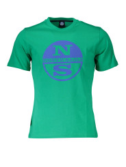 T-Shirts Green Cotton Logo Tee with Round Neck 70,00 € 8300825626105 | Planet-Deluxe