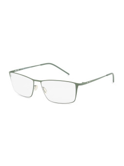 Grüne, rechteckige Italia Independent Brille