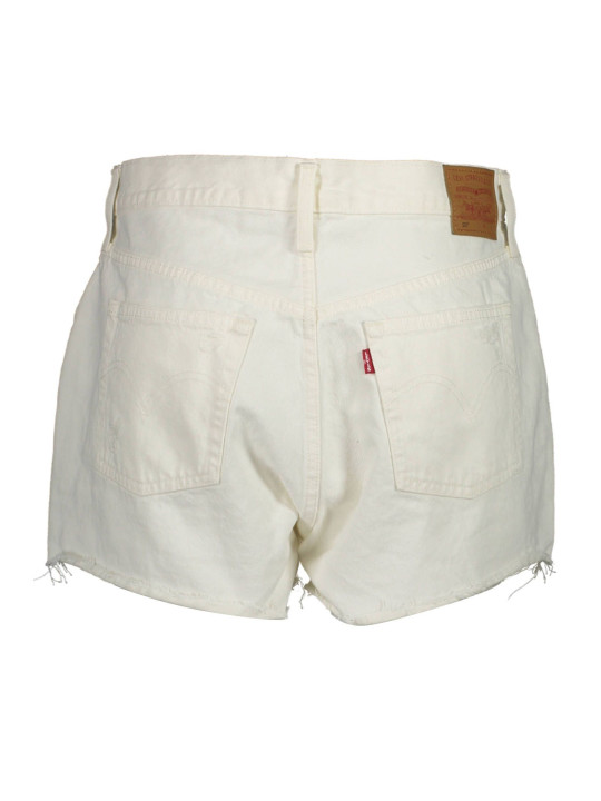 Jeans & Pants Chic White Denim Shorts with Classic Appeal 80,00 € 5401043015771 | Planet-Deluxe