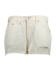 Jeans & Pants Chic White Denim Shorts with Classic Appeal 80,00 € 5401043015771 | Planet-Deluxe