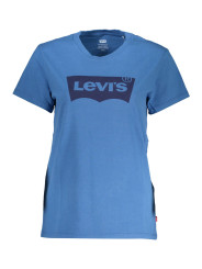 Tops & T-Shirts Elegant Blue Cotton Tee with Classic Print 50,00 € 5401105178765 | Planet-Deluxe
