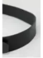 Schwarzes Gummiarmband mit Steckerverschluss