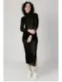 Schwarzes, transparentes Calvin Klein Jeans Kleid