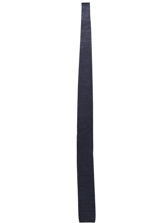 Ties & Bowties Sleek Silk Blue Necktie 70,00 € 7325702473789 | Planet-Deluxe