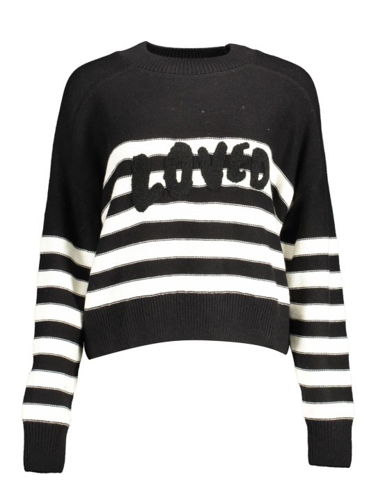 Sweaters Enchanting Embroidered Black Sweater 90,00 € 8445110335987 | Planet-Deluxe