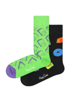 Bunte Happy Socks Cartoon Muster