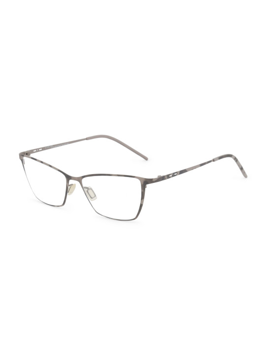 Graue Titan Brille rechteckig modern