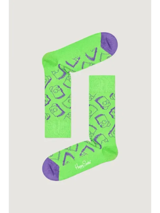 Grüne Socken mit Tier-Muster