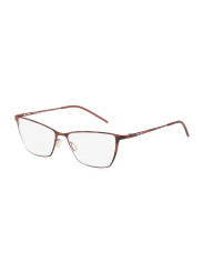 Braunfarbene, halb-randlose Italia Independent Brille