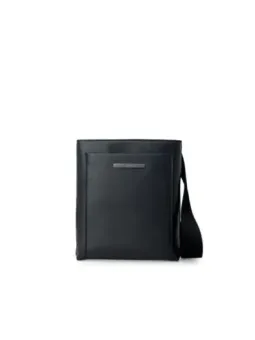 Schwarze Leder Calvin Klein Umhängetasche