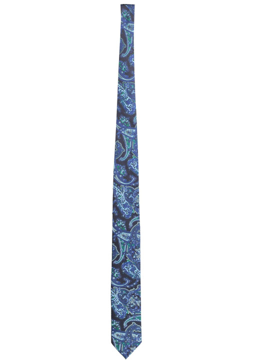 Ties & Bowties Elegant Blue Silk Tie 70,00 € 7325705821327 | Planet-Deluxe