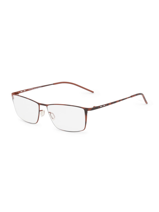 Braun rechteckige Italia Independent Brille