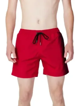 Rote Trussardi Herren Badehose