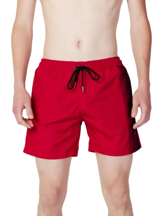 Rote Trussardi Herren Badehose