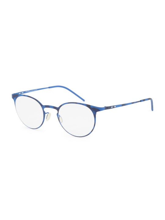 Blaue, geschwungene Italia Independent Brille