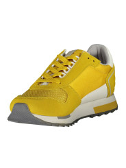 Sneakers Sleek Yellow Lace-Up Sport Sneakers 150,00 € 196249734025 | Planet-Deluxe