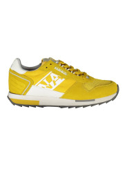 Sneakers Sleek Yellow Lace-Up Sport Sneakers 150,00 € 196249734025 | Planet-Deluxe