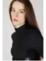 Schwarzes Calvin Klein Rollkragenoberteil