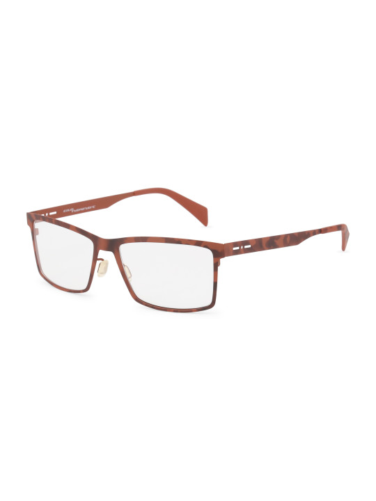 Braunfarbene Italia Independent Brille quadratisch